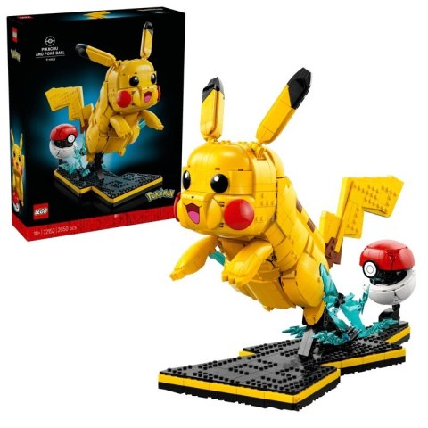 LEGO POKEMON PIKACHU I POKEBAL LEGO