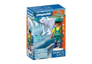 ZOO NIEDŹWIEDŹ POLARNY I OPIEK PLAYMOBIL