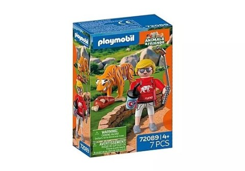 ZOO TYGRYS I ODWIEDZAJĄCY PLAYMOBIL