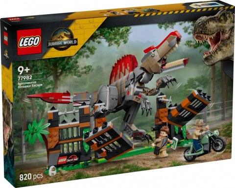 Klocki Jurassic World 77982 Ucieczka spinozaura LEGO