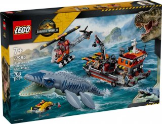 Klocki Jurassic World 77983 Atak mozazaura na łódź LEGO