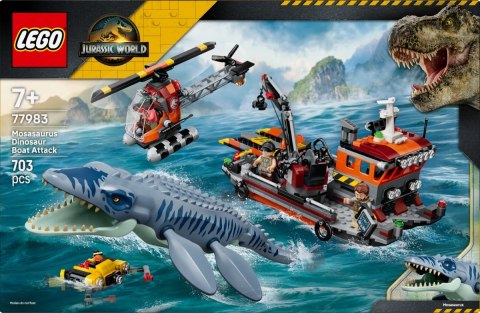 Klocki Jurassic World 77983 Atak mozazaura na łódź LEGO