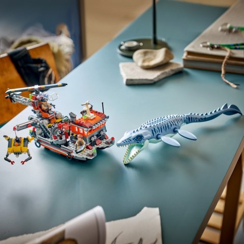 Klocki Jurassic World 77983 Atak mozazaura na łódź LEGO