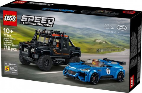 Klocki Speed Champions 77264 Jaguar Project 7 i Land Rover Defender LEGO