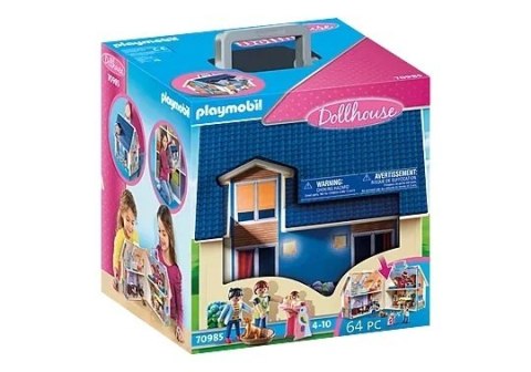 PRZENOŚNY DOMEK DLA LALEK PLAYMOBIL