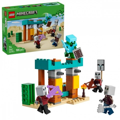 Klocki Minecraft 21267 Pustynny patrol złosadników