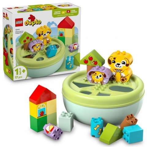 Klocki DUPLO 10441 Sorter kształtów: dom szczeniaczków