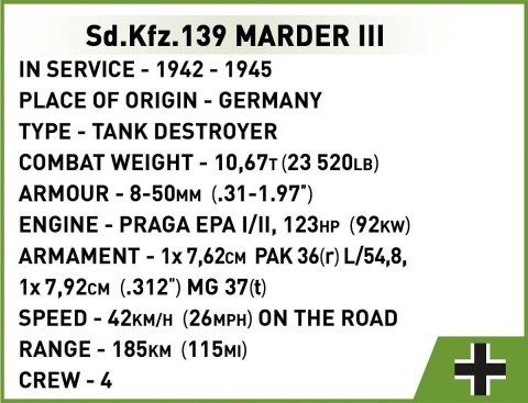 Klocki Sd.Kfz. Marder III 486 klocków