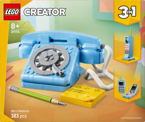 Klocki Creator 31174 Telefon w stylu retro
