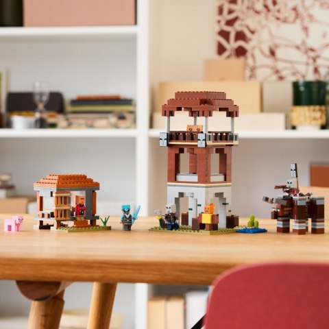 Klocki Minecraft 21278 Kryjówka rozbójników i dewastatorów