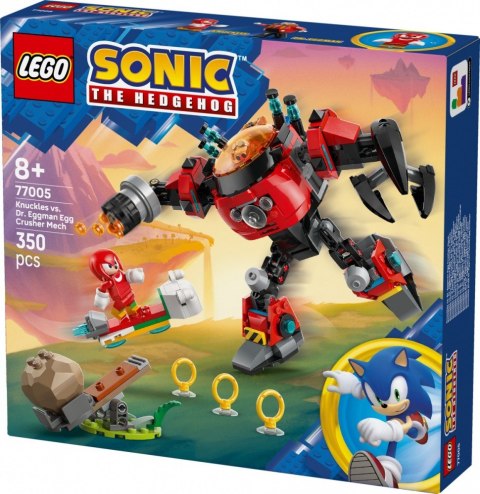 Klocki Sonic 77005 Knuckles kontra Dr. Eggman w mechu Egg Crusher