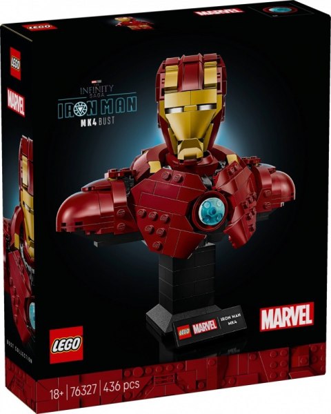 Klocki Super Heroes 76327 Popiersie Iron Mana MK4