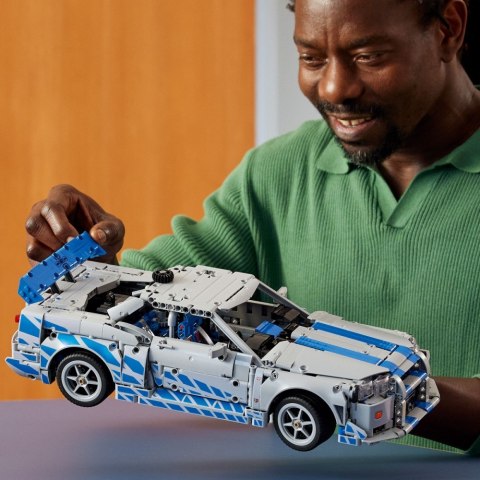 Klocki Technic 42210 Samochód Nissan Skyline GT-R (R34) z filmu Za szybcy, za wściekli